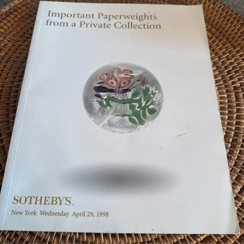 Important Paperweights from a Private Collection 1998